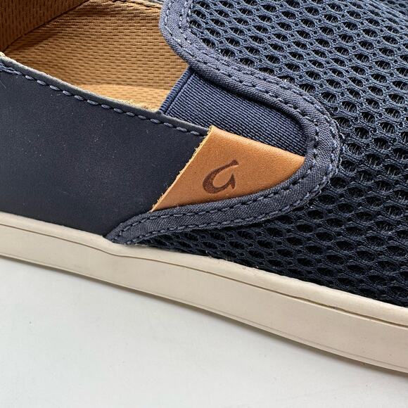 Olukai Women's Pull On Pehuea Casual Shoes US Sz 10 Blue Slip On Loafer Sneaker - Picture 6 of 10